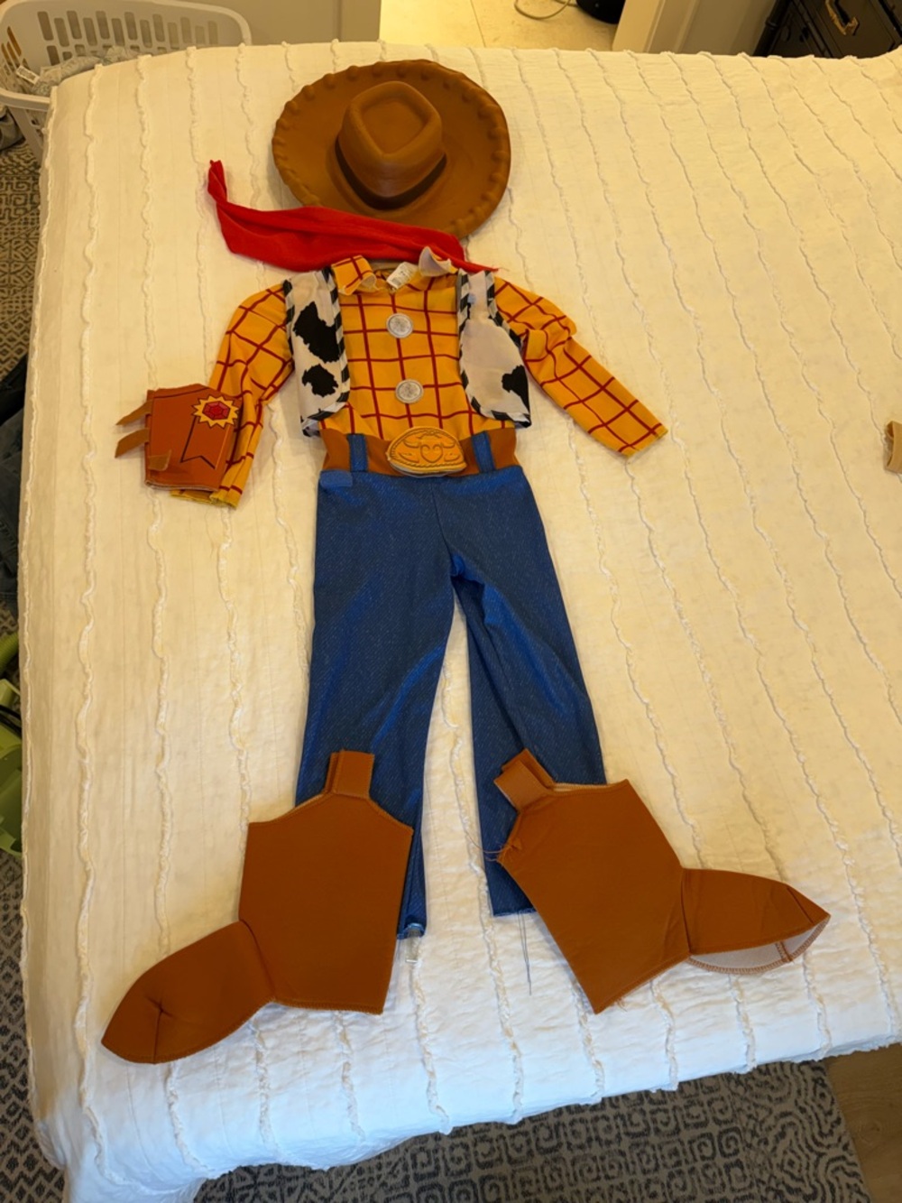Incomplete Toddler Boys' Disney Toy Story Woody Costume  - Size 3T-4T